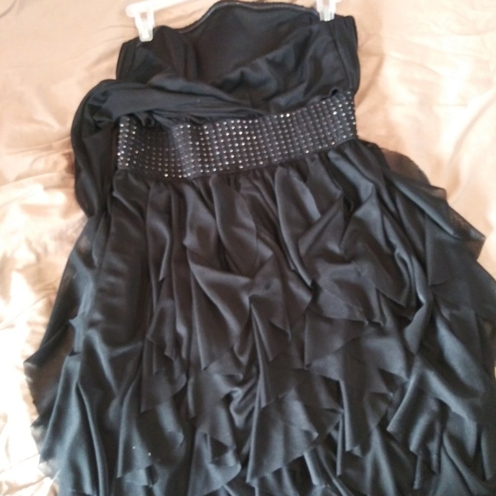 Roberta Black Mini Dress